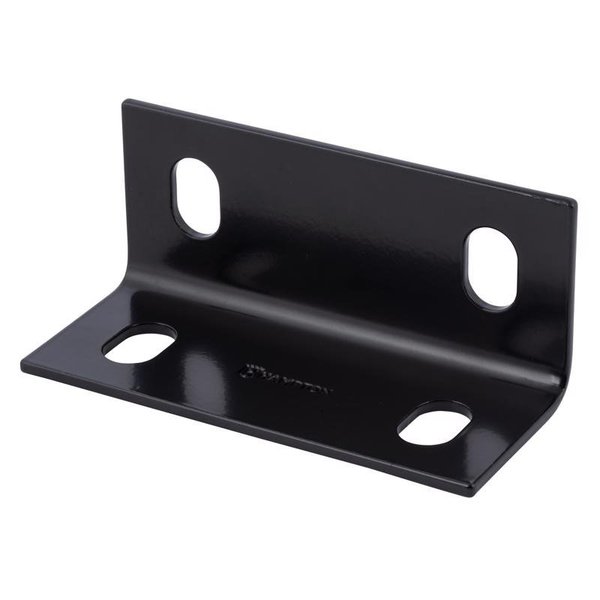 Hampton 209 in H X 5 in W X 18 in D Black Steel InsideOutside Corner Brace 02-3405-416